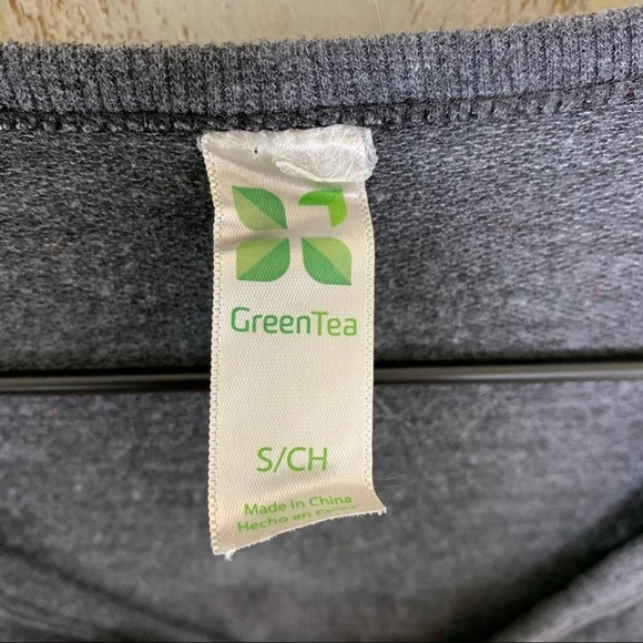 GreenTea Black + White Tie Dye Sweatshirt - Picture 2 of 6